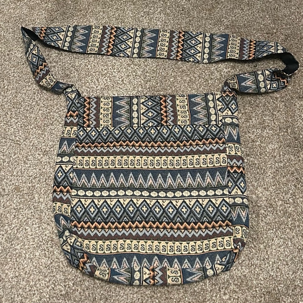 Thailand Woven Crossbody or Shoulder Satchel Bag Purse